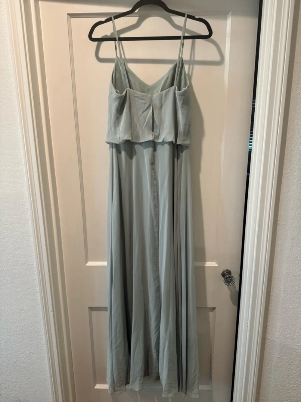 Birdy Grey Sage Green Dress with Spaghetti Straps - Picture 4 of 5